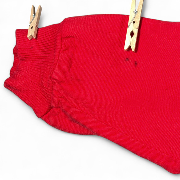 Vintage Mackinac Island Sweater Adult 2XL XXL Red Sweatshirt Polo Wek World 90s - Picture 7 of 9